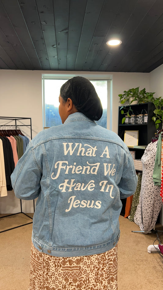 WHAT A FRIEND WE HAVE IN JESUS JACKET